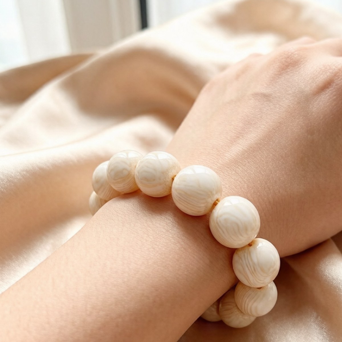 BEADORO Ivory bracelet view 1