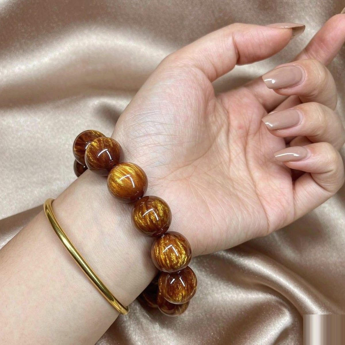 BEADORO Sunstone bracelet view 1